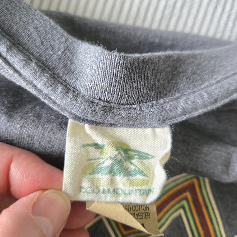 Graphic Tee Medium Cadillac Mountain Acadia Maine Gray Retro Eco-Mountain Brand - Picture 7 of 8